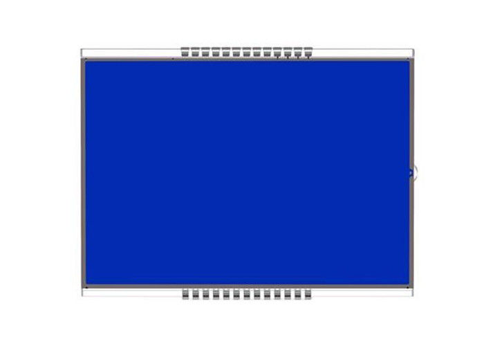 Customized 7 Segment LCD Display HTN Negative Lcd Blue Backgound Display For Sport Equiment