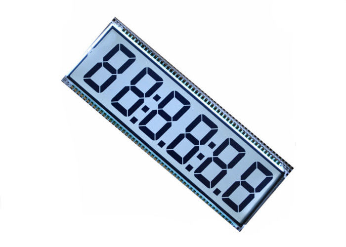 Custom 7 Segment LCD Reflective Display Module / TN Digit LCD Postive Display For Thermo Hygro Meter