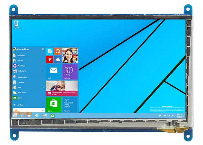 High Brightness HDMI Display And PCB Drive Board For Raspberry Pi 3 6 O' Clock Viewing Direction 7 Inch Transmissive LCD