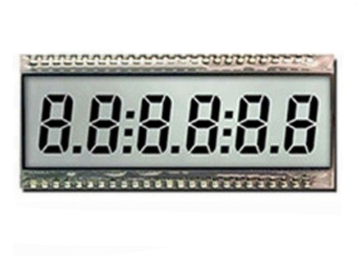 White Color TN LCD Display Custom Numeric LCD Monochrome Display Module