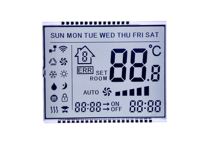 High Contrast STN LCD Display 7 Segment Wide Viewing For Electronic Products