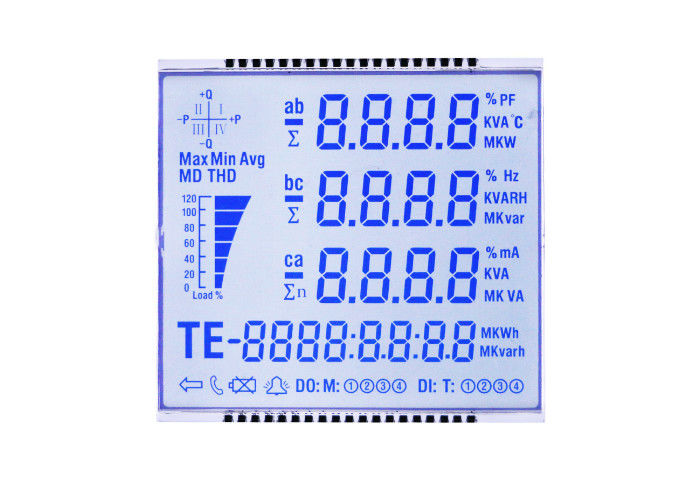 High Contrast STN LCD Display 7 Segment Wide Viewing For Electronic Products