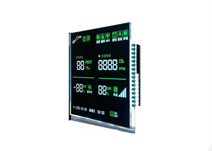 3.5V VA LCD Display Transmissive Monochrome Numeric Screen Seven Segment Digit LCD Module