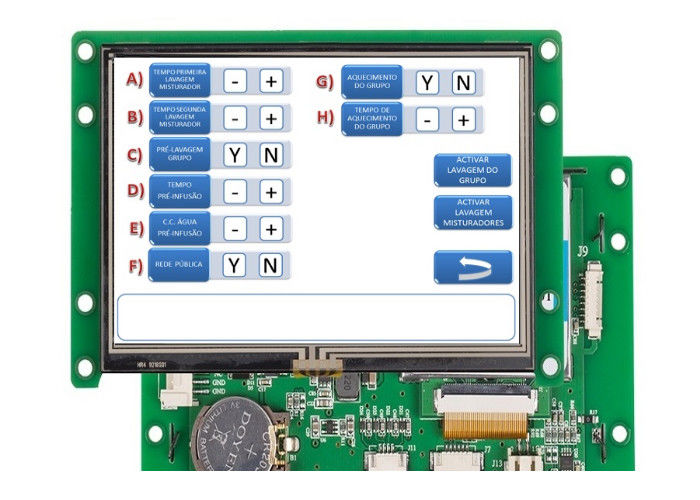 4.3 Inch Smart TFT LCD Display For Pcb / Numeric LCD Color Display