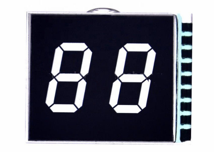 Pin Connector Monochrome LCD Display Custom Size VA Black White Display