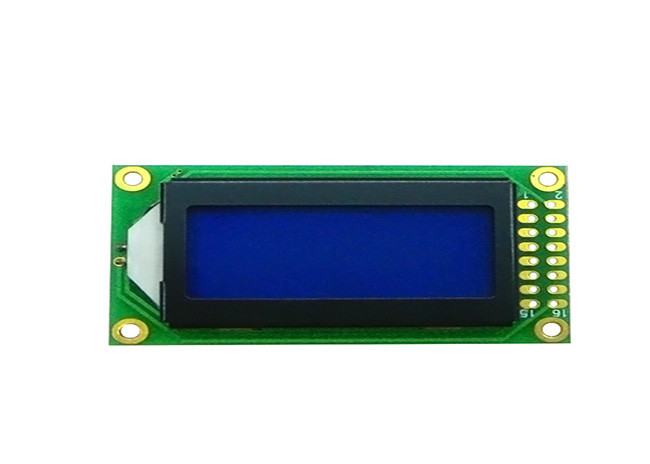 Small Dot Matrix LCD Segment Display , Character COB Mini 0802 LCD Screen Module