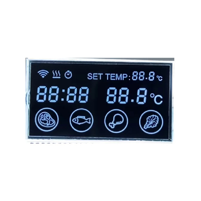 Black Custom Size Screen Digit VA Lcd Display Custom Monochrome Lcd Display