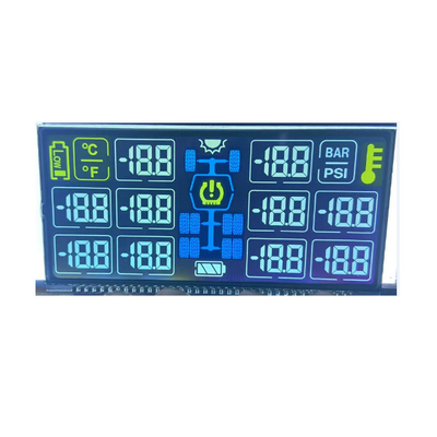 Custom Size Panel Positive Digital Lcd Screen , 6 Digit 7 Segment Lcd Display
