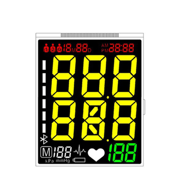 TN STN HTN FSTN VA Transparent LCD Display , Custom Size 7 Segment LCD Display