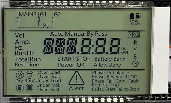 Positive Matrix HTN LCD Display Transmissive Modulegraphic LCD Screen For Instrumentation