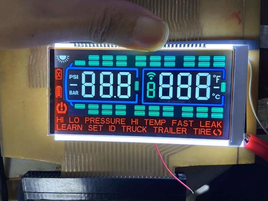 Negative Digit FSTN Screen Custom Transmissive Display TN Lcd Module For Tire Pressure Gauge