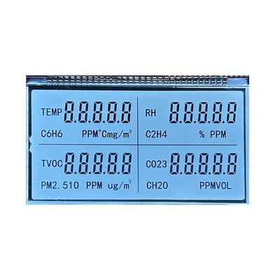 3.3 V Positive TN Transmissive Segment Code Screen Customizable LCD