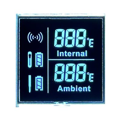 3.3 V Negative VA Transmissive Segment Screen Food Thermometer LCD