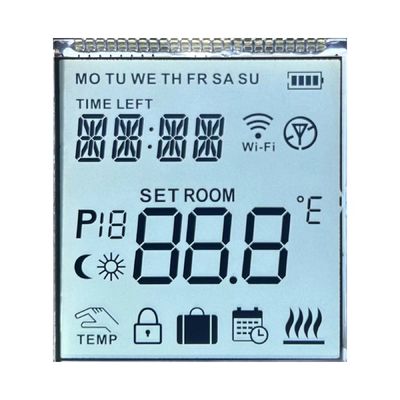 4.2 V Positive HTN 12 O' CLOCK Transflective Temperature Control Segment Code Screen