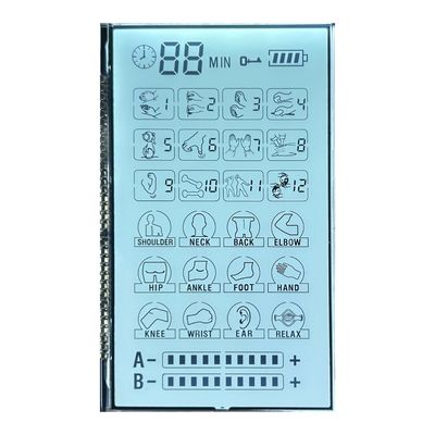 3.6V Positive 6 O' CLOCK Transmissive Monochrome Tn Lcd Display Screen For Massager