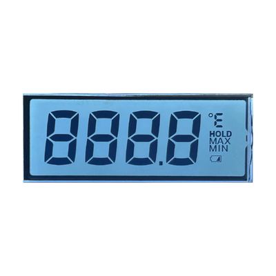 3.0 V Positive 6 O' CLOCK Transmissive Segment Screen For Thermometer