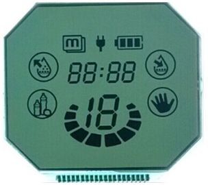 TN Negative Custom LCD Display , Monochrome Power Meter Reflective Lcd Display