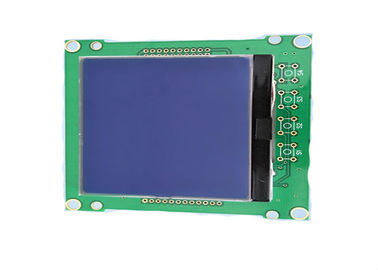 Blue Lcd Dot Matrix Display , 3.7 Inch Row / Column Driven Dot Matrix Screen