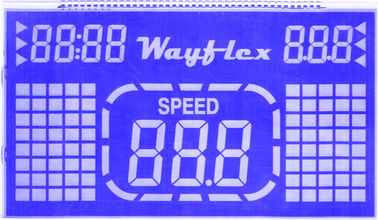 Digit Character Blue Film Lcd Display , Programmable Lcd Display For Running Machine / Sports Machines