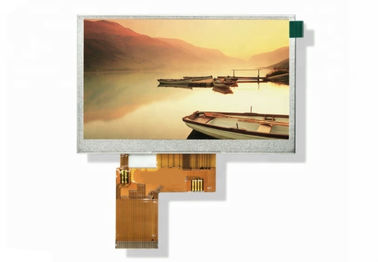 Custom Transparent 4.3 TFT LCD Display , 480 * 272 Dot TFT Color Screen With 24 Bit