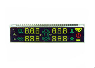 Custom 3v 5v FSTN Lcd Screen With Metal Pin Connetor 7 Segment Lcd Display