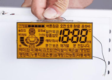 HTN Lcd Display Custom Monochrome Transparent Digital 7 segment 14 segment Lcd Display