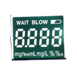 ISO TN LCD Display 64 Pin 6 Digit Transflective Dynamic Driving Method