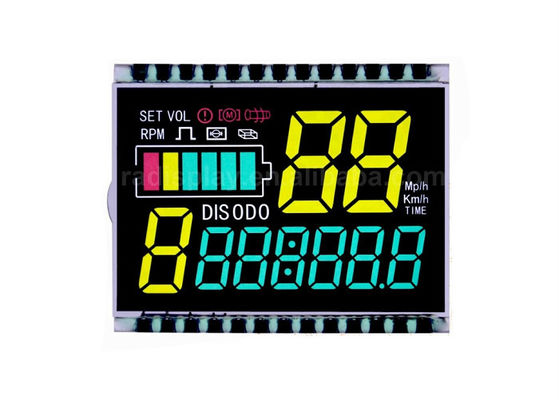 Custom VA Lcd Display Screen 14 Segment Lcd Module Negative Display Digit 7 Segment Lcd Module