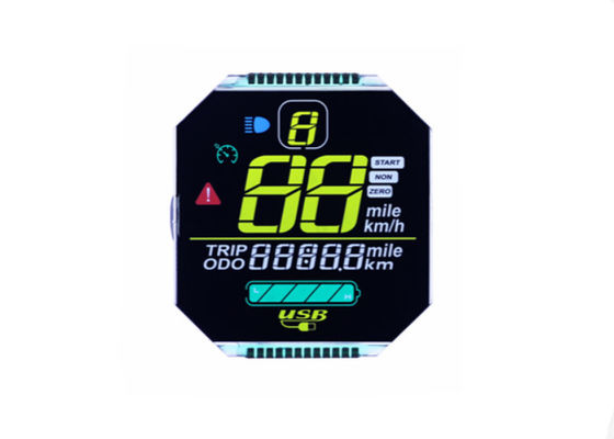 Custom 7 Segment Rounded Lcd Module