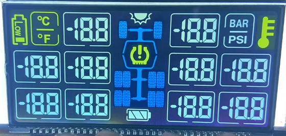 Custom DFSTN Black White Monochrome LCD Display VA Negative for Vehicle Mounted